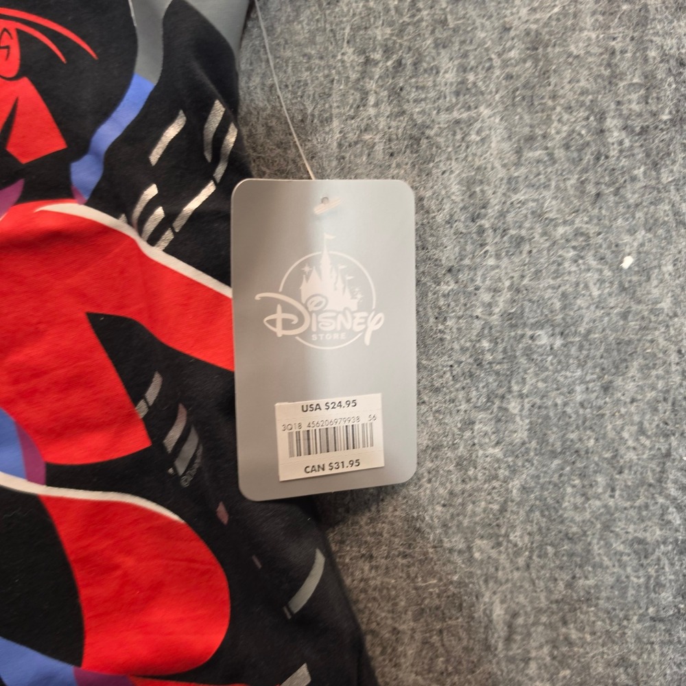 Disney Store The Incredibles Elastigirl Incredible Mom Black Graphic Tee XS
